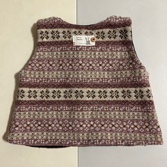 サイズ80-90 子ども用ベストの画像