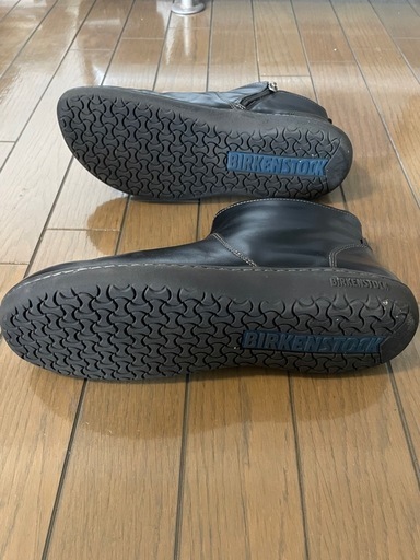 BIRKENSTOCK ベニントン40／ブラックレザーショートブーツ ２回使用の美品
