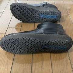 BIRKENSTOCK ベニントン／ブラックレザーショートブーツ 26.0cm ２回使用の超美品の画像
