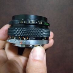 優良品　OLYMPUS OM-SYSTEM G.ZUIKO AUTO-W 35mm F2.8　分解清掃済みの画像