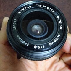 優良品　OLYMPUS OM-SYSTEM G.ZUIKO AUTO-W 35mm F2.8　分解清掃済みの画像