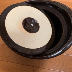 (お渡し決定)無印良品　土鍋釜3合炊きの画像
