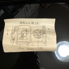 越前塗り御受けセットの画像