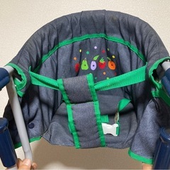 【美品】 ベビーチェア　子供用イス はらぺこあおむしデザイン　の画像