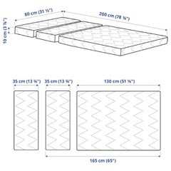 10月20日まで！IKEA 子どもベッド　伸長式ベッド　すのこ&マットレス付きの画像