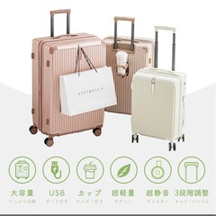 【新品・未使用】スーツケース（大）の画像