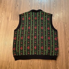 22ss　TTT MSW flower jacquard knit bestの画像