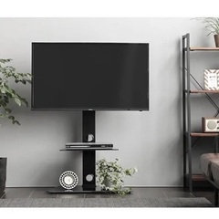 テレビスタンド　ブラックの画像