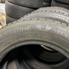 155/65R14 ブリヂストン VRX3 軽自動車　スタッドレスタイヤの画像