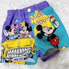 ディズニー　ミッキー キッズ 男の子 ハーフパンツ　90cmの画像