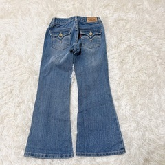 キッズ　リーバイス　ラメ入り デニムパンツ　110cmの画像