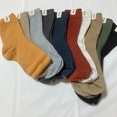 新品【10足入り】レディース ソックス 靴下 カラーソックス おしゃれ 女の人の画像