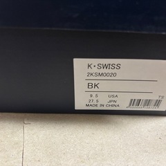 新品　27.5cm K-SWISS ケースイス　COURT MONTARA II 2KSM0020 スニーカー　シューズ　靴の画像