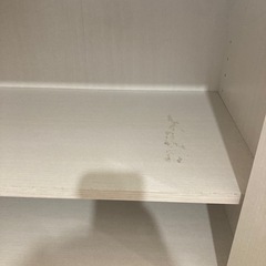食器棚 シェルフ 棚 白 ホワイト 収納家具 キッチン収納 の画像