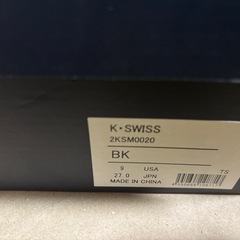 新品　27cm K-SWISS ケースイスCOURT MONTARA II 2KSM0020スニーカー　シューズ　靴の画像