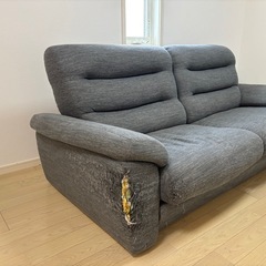 ソファ 無料であげます。3人がけです の画像