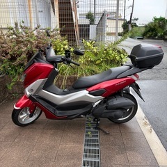 超お得！走行距離19723km N-MAX125 SE86J レッド　 リアボックス付き　大阪市　 の画像