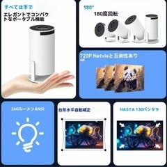 早い者勝ち 新品未使用 プロジェクターの画像