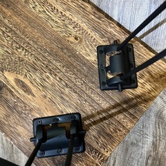 木製 ブラウン センター テーブル 机 家具 ヴィンテージ ローテーブルの画像