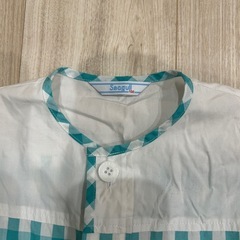 はくさん幼稚園　夏用スモック(110cm×1枚、100cm×1枚)の画像