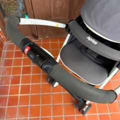 綺麗✨　手洗いメンテナンス済み！　すぐ使える！ aprica ベビーカー　カルーンエアー　軽い！　両対面式　の画像