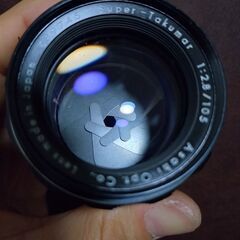 良品　初期チタンカラー　Pentax Super-Takumar 105mm F2.8 分解清掃済みの画像
