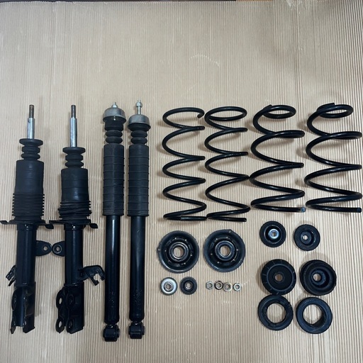 NISSAN 日産 K13改 マーチ nismo-S 後期 純正 サスペンションキット サスセット ショックアブソーバー スプリング 1台分 56210-1A15D