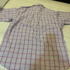 Papas✨定番人気柄✨チェック柄✨半袖シャツ✨ブラウス✨の画像