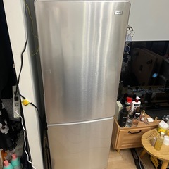 値下げ不可　都内　神奈川　配送、設置込み　動作品　美品　冷蔵庫 Haier ハイアール ステンレス  jr-nf173b 2020年製の画像