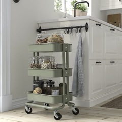 【美品】IKEA raskog ワゴンシェル + ふたの画像