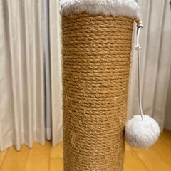  猫 爪とぎ ポール  極太 ロング 10/11の画像