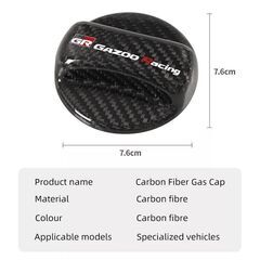 GR SPORT トヨタ TOYOTA GAZOO Racing ガソリン フューエル タンク キャップ カバー カーボンファイバー TRDの画像