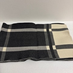 マフラー メンズ ストール 大判 秋冬 男性用 ニット 防寒 暖かい グレーの画像