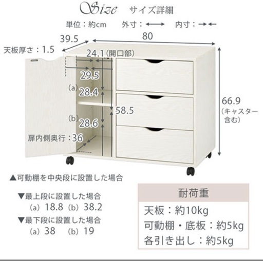 ⭐️新品　ホワイト　シェルフ　完成品