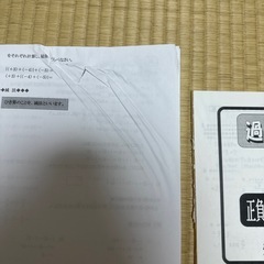 進学ゼミWin 塾専用問題集　中1 数学 過去問ワーク 正の数・負の数 テスト対策の画像