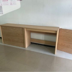 ニトリ パソコンデスク　机　カウンター　展示台　1台のみの画像