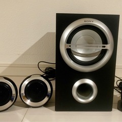 SONY アクティブスピーカーシステム パワフルサブウーハー 重低音の画像