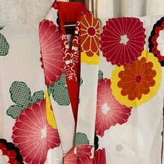 子ども化繊着物128センチ　の画像