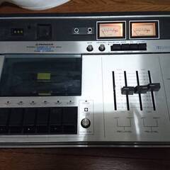 PIONEER パイオニア ステレオカセットテープデッキ CT-5050S 動作確認済み　不具合があるためジャンクにての画像
