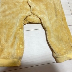 くまのプーさん　なりきり　着ぐるみロンパース　もこもこ　80の画像