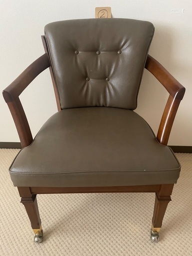 【出品12月13日まで】 ②/4 MARNI マルニ木工 ダイニングチェア ロベリア LD キャスター付き