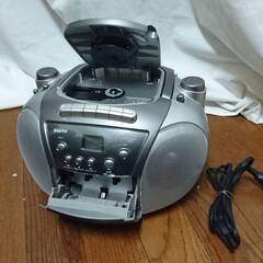 SANYO サンヨー CDラジオカセットレコーダー PH-PR600B 動作確認済み(カセットテープ再生に不具合あり) ジャンクにての画像