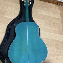 Makway ミニ ギター トラベル 持ち運び イベント ソフト ケース付 アコースティック アコギ FG10BLS ブルー サンバーストの画像