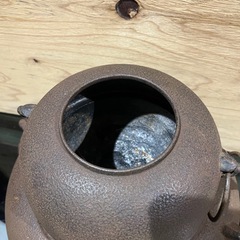 茶道具 茶釜 風炉釜 あじろ鉄 茶道 工芸品の画像