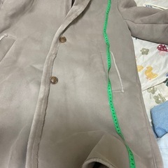 【美品】UNIQLO レディース　ロングコートフード　ムートンコート　Sサイズの画像