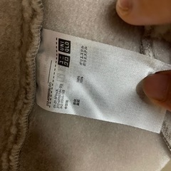 【美品】UNIQLO レディース　ロングコートフード　ムートンコート　Sサイズの画像