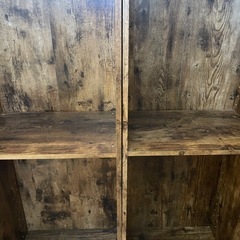 カラーボックス　高さ117センチ　2つセットの画像