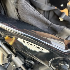 アップリカ　A型ベビーカー　Infantasy/自立式/デビューSPハイシート　黒×マーブルTDSPHS の画像