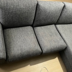 カウチソファー〔L字型〕の画像