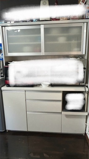 食器棚ホワイト幅140